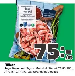 Royal Greenland - Räkor med skal