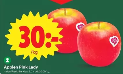 Äpplen Pink Lady