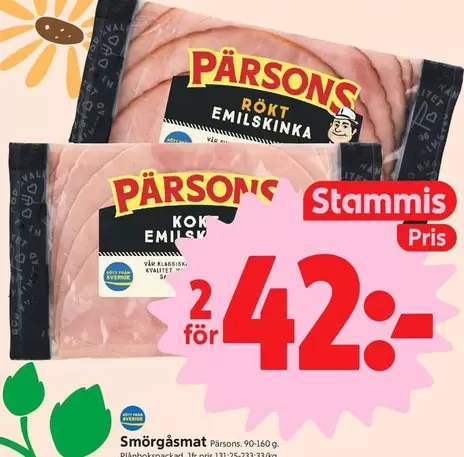 Pärsons - RÖKT EMILSKINKA