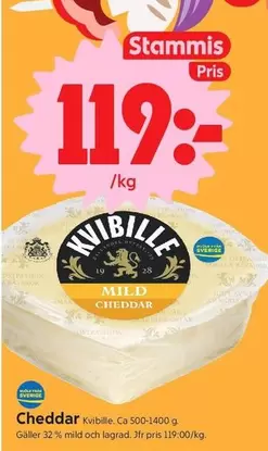 Kvibille - Cheddar
