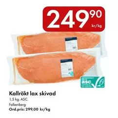 Falkenberg - Kallrökt lax skivad