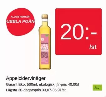 Garant - Äppelcidervinäger