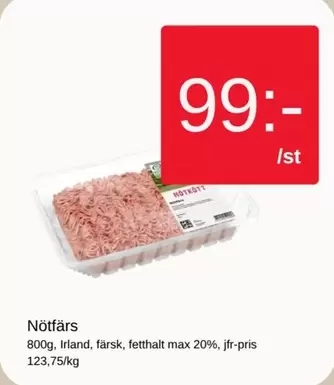Nötfärs