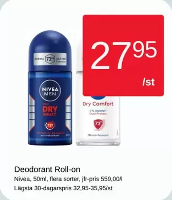 Nivea - Deodorant Roll-on