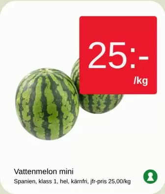 Vattenmelon mini