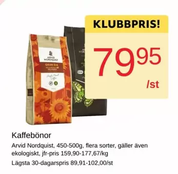 Arvid Nordquist - Kaffebönor