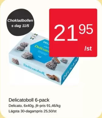 Delicato - Chokladbollen