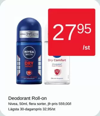 Nivea - Deodorant Roll-on
