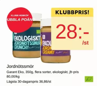 Garant - Jordnötssmör