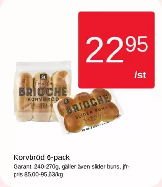 Garant - Korvbröd 6-pack