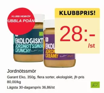 EKO - Jordnötssmör