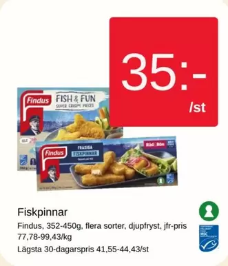 Findus - Fiskpinnar