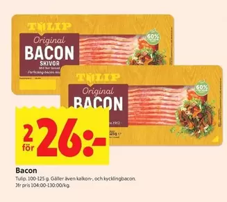 tulip - Bacon Skivor
