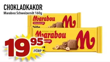 marabou - Chokladkakor Schweizernöt
