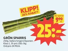 GRÖN SPARRIS