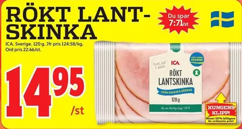Rökt lant-skinka