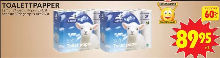 Lambi - TOALETTPAPPER
