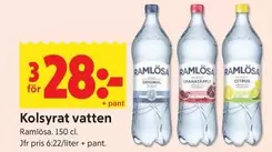 ramlösa - Kolsyrat vatten