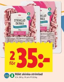 Rökt skinka strimlad