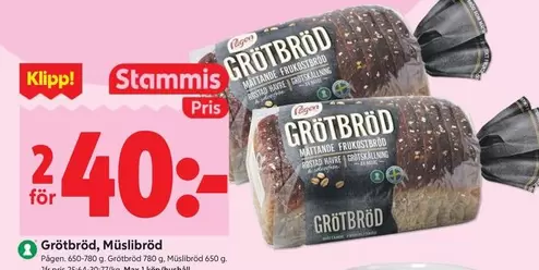 Eldorado - Grötbröd, Müsli bröd