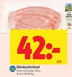 Skinkschnitzel