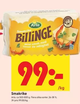 Arla - Billinge Smakrike