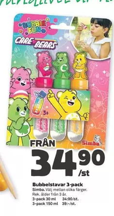 Bubbelstavar 3-pack