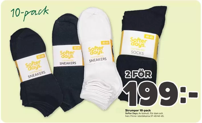 Strumpor 10-pack