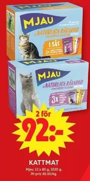 mjau - Kattmat