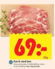 Karré med ben