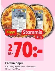 Färska pajer