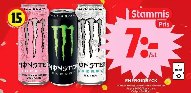 Monster energy - Energidryck