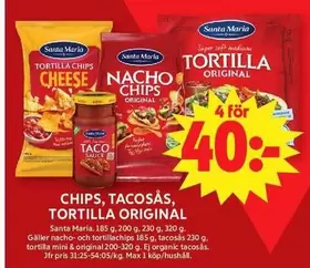 Santa Maria - Tortilla Chips, Nacho Chips, Tortilla Original