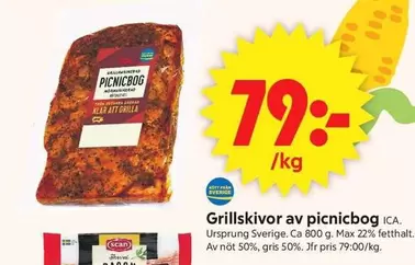 Scan - Grillskivor av picnicbog