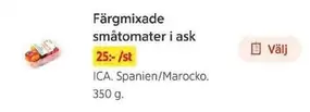 Färgmixade småtomater i ask