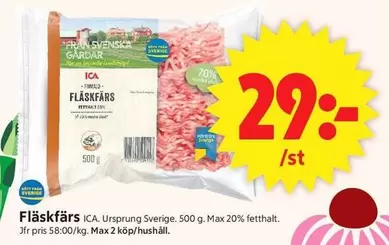 Fläskfärs