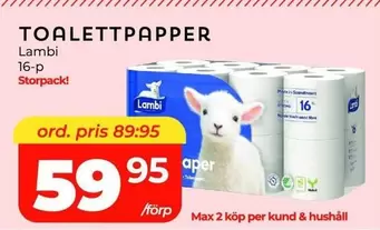 Lambi - TOALETTPAPPER
