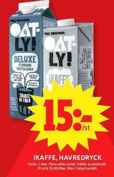 Oatly - Deluxe, Ikaffe