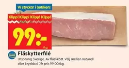 Fläskytterfilé