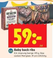 Baby back ribs