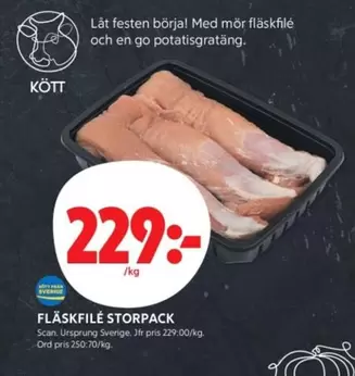 Scan - FLÄSKFILÉ STORPACK