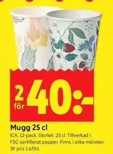 Mugg 25 cl