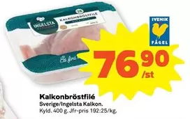 Ingelsta kalkon - Kalkonbröstfilé