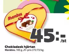 marabou - Chokladask hjärtan