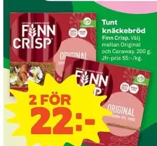 Tunt knäckebröd