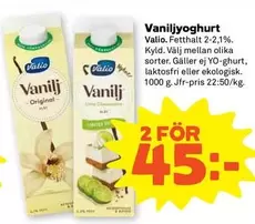 valio - Vaniljyoghurt