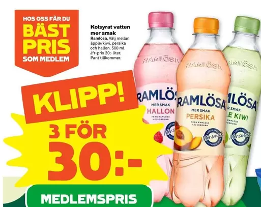 ramlösa - Kolsyrat vatten