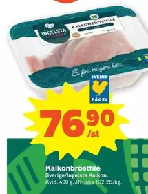 Ingelsta kalkon - Kalkonbröstfilé
