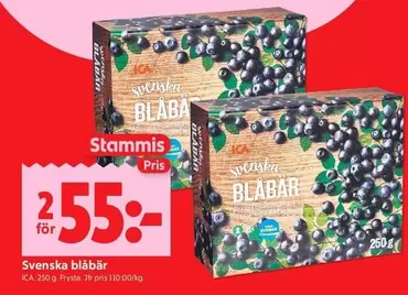 Svenska blåbär