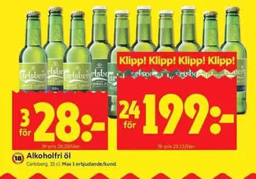 Carlsberg - Alkoholfri Öl